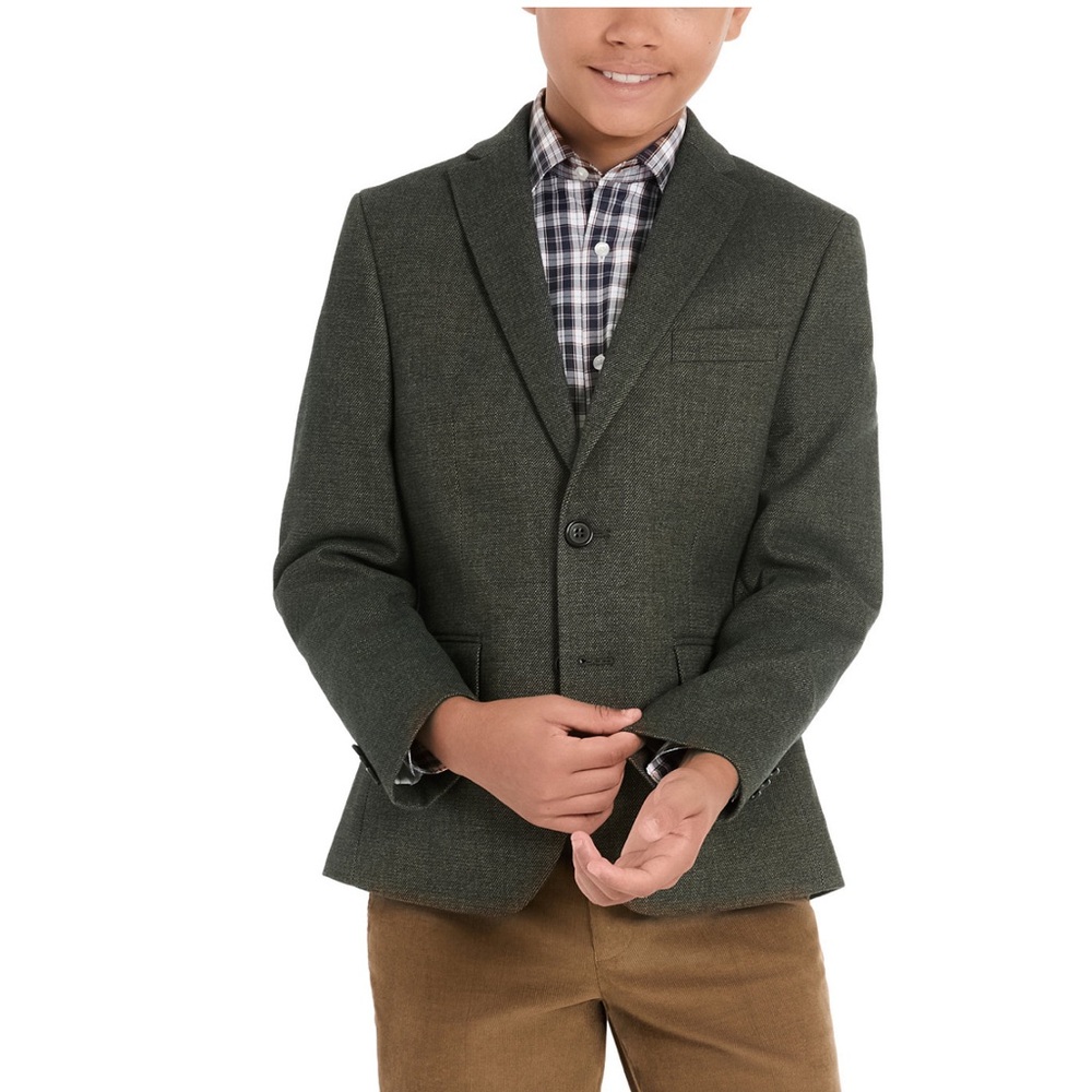 B by Brooks Brothers Kids Olive Blazer